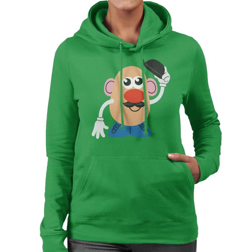 Mr Potato Head Tipping Hat Women's Hooded Sweatshirt-ALL + EVERY