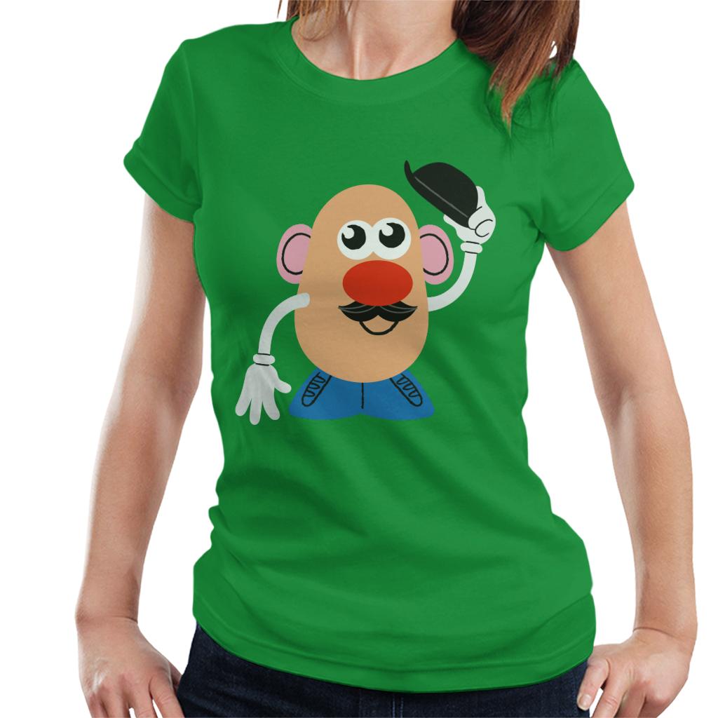 Mr Potato Head Tipping Hat Women's T-Shirt-ALL + EVERY