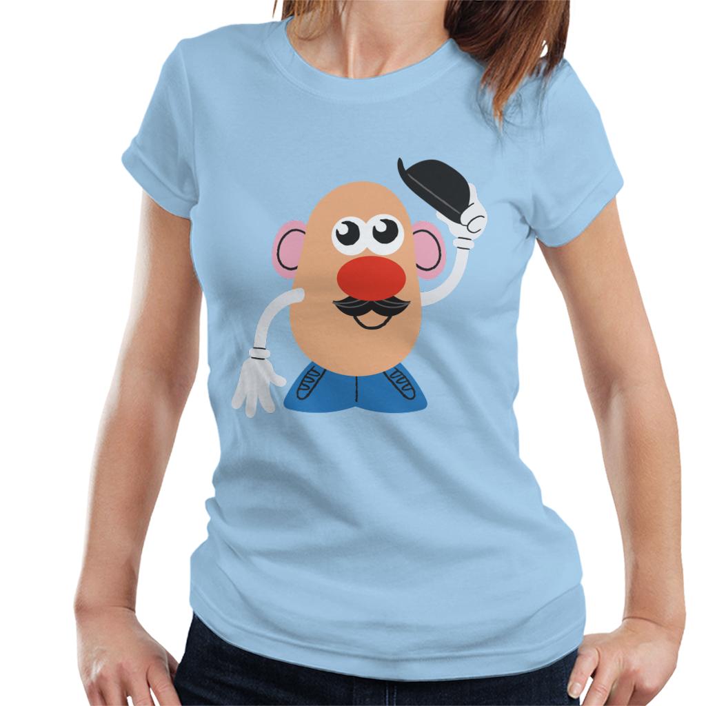 Mr Potato Head Tipping Hat Women's T-Shirt-ALL + EVERY