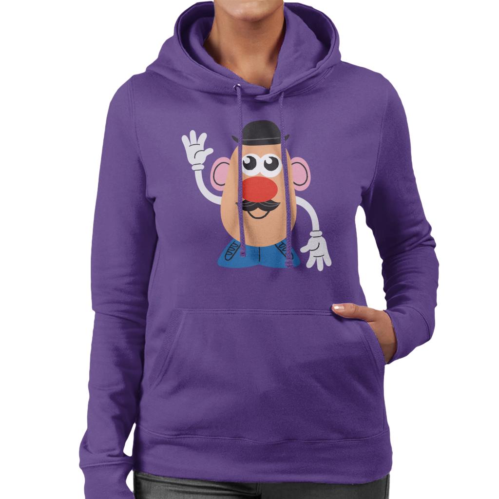 Mr Potato Head Wave Women's Hooded Sweatshirt-ALL + EVERY