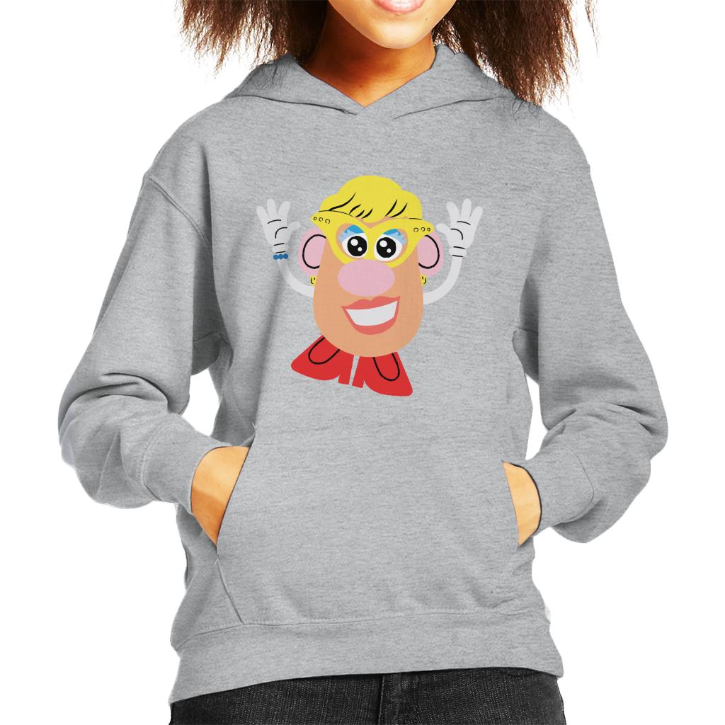 Mrs Potato Head Yellow Glasses Kid's Hooded Sweatshirt-ALL + EVERY