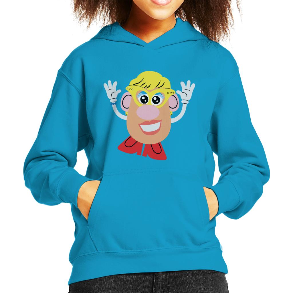 Mrs Potato Head Yellow Glasses Kid's Hooded Sweatshirt-ALL + EVERY