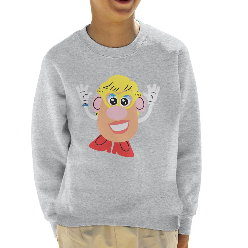 Mrs Potato Head Yellow Glasses Kid's Sweatshirt-ALL + EVERY