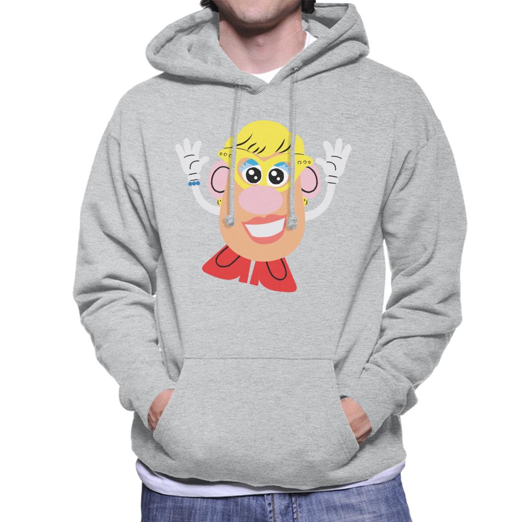 Mrs Potato Head Yellow Glasses Men's Hooded Sweatshirt-ALL + EVERY