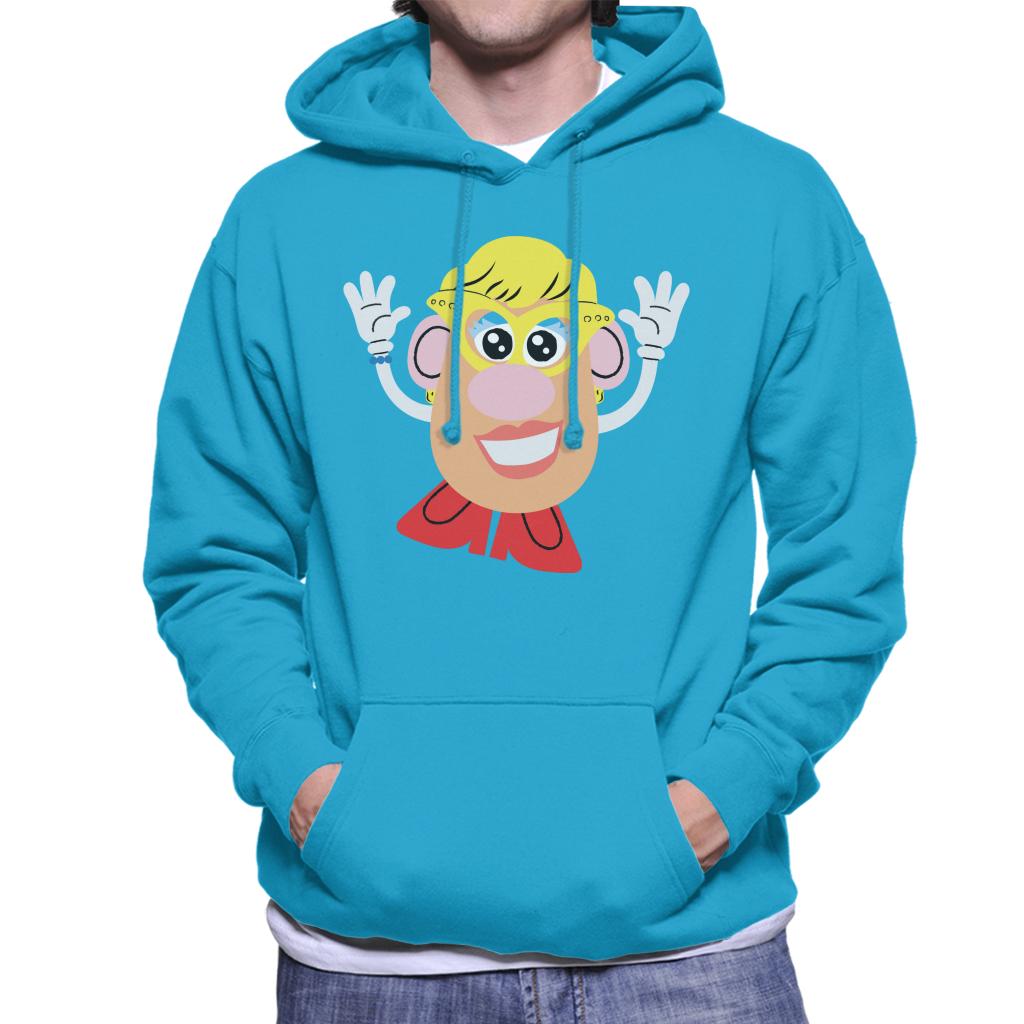 Mrs Potato Head Yellow Glasses Men's Hooded Sweatshirt-ALL + EVERY