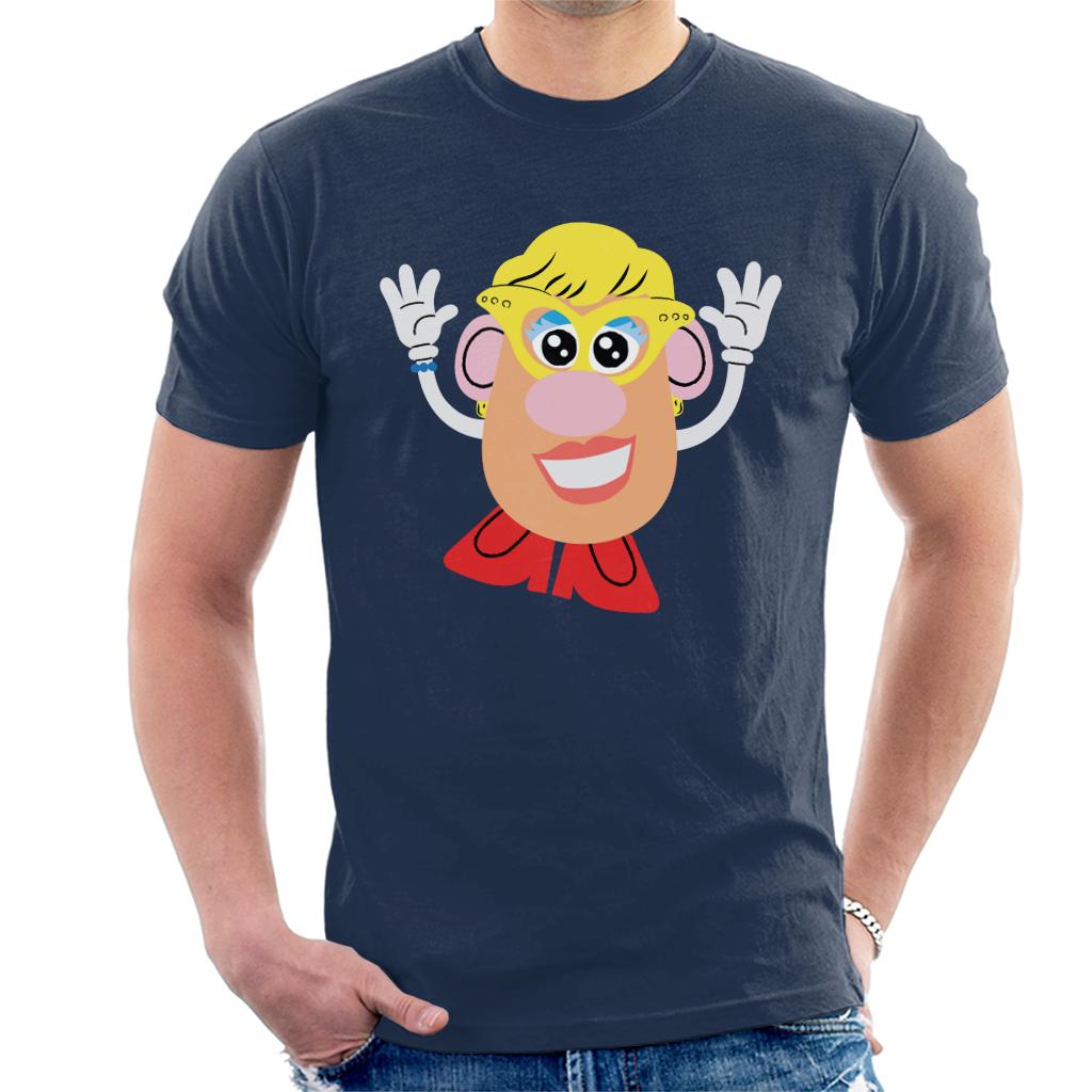 Mrs Potato Head Yellow Glasses Men's T-Shirt-ALL + EVERY