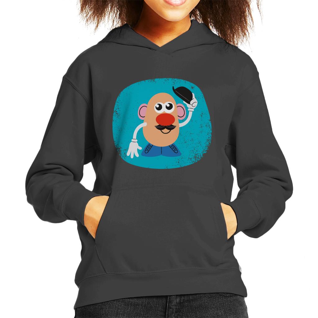 Mr Potato Head Tips His Hat Kid's Hooded Sweatshirt-ALL + EVERY