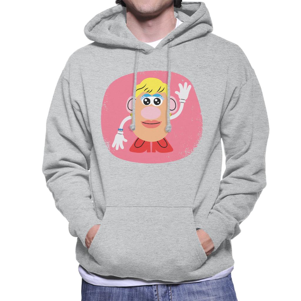 Mrs Potato Head Waving Men's Hooded Sweatshirt-ALL + EVERY