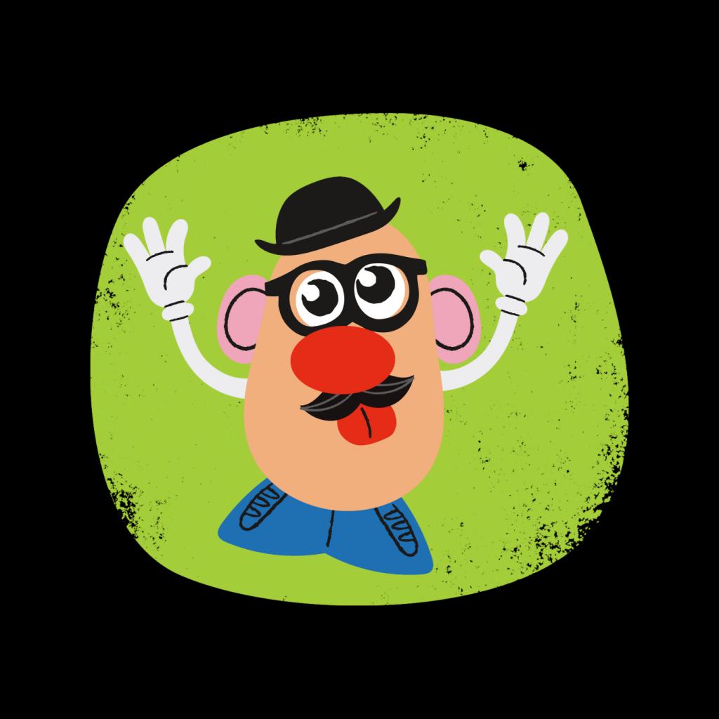 Mr Potato Head Glasses And Tongue Out Men's T-Shirt-ALL + EVERY