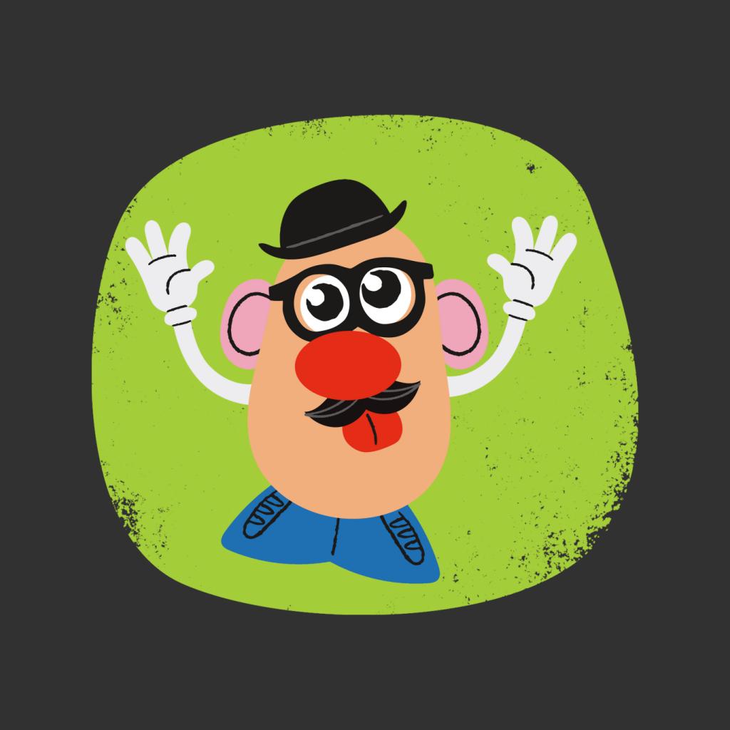 Mr Potato Head Glasses And Tongue Out Men's T-Shirt-ALL + EVERY