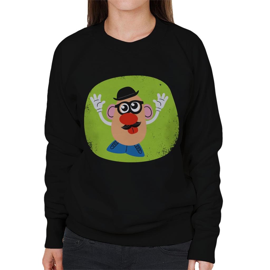 Mr Potato Head Glasses And Tongue Out Women's Sweatshirt-ALL + EVERY