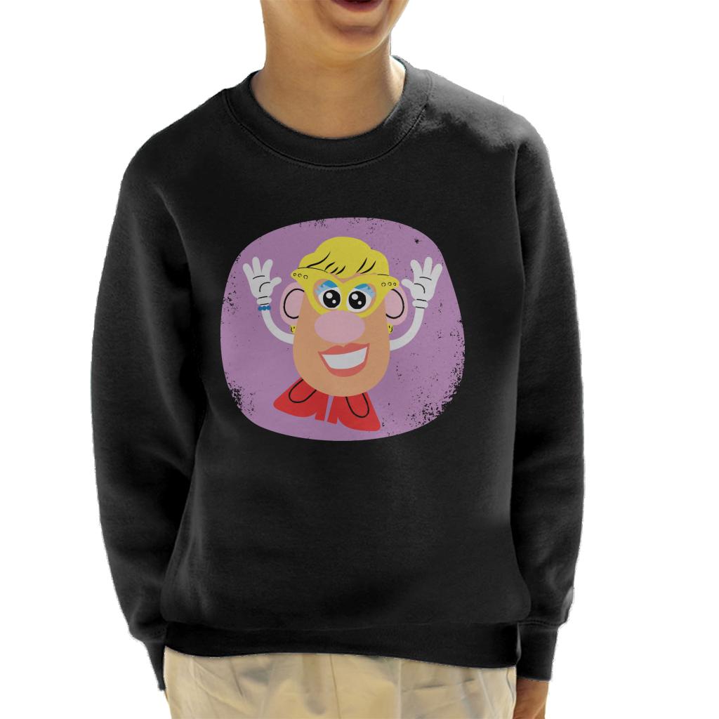 Mrs Potato Head Happy Kid's Sweatshirt-ALL + EVERY