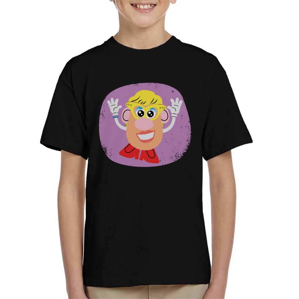 Mrs Potato Head Happy Kid's T-Shirt-ALL + EVERY