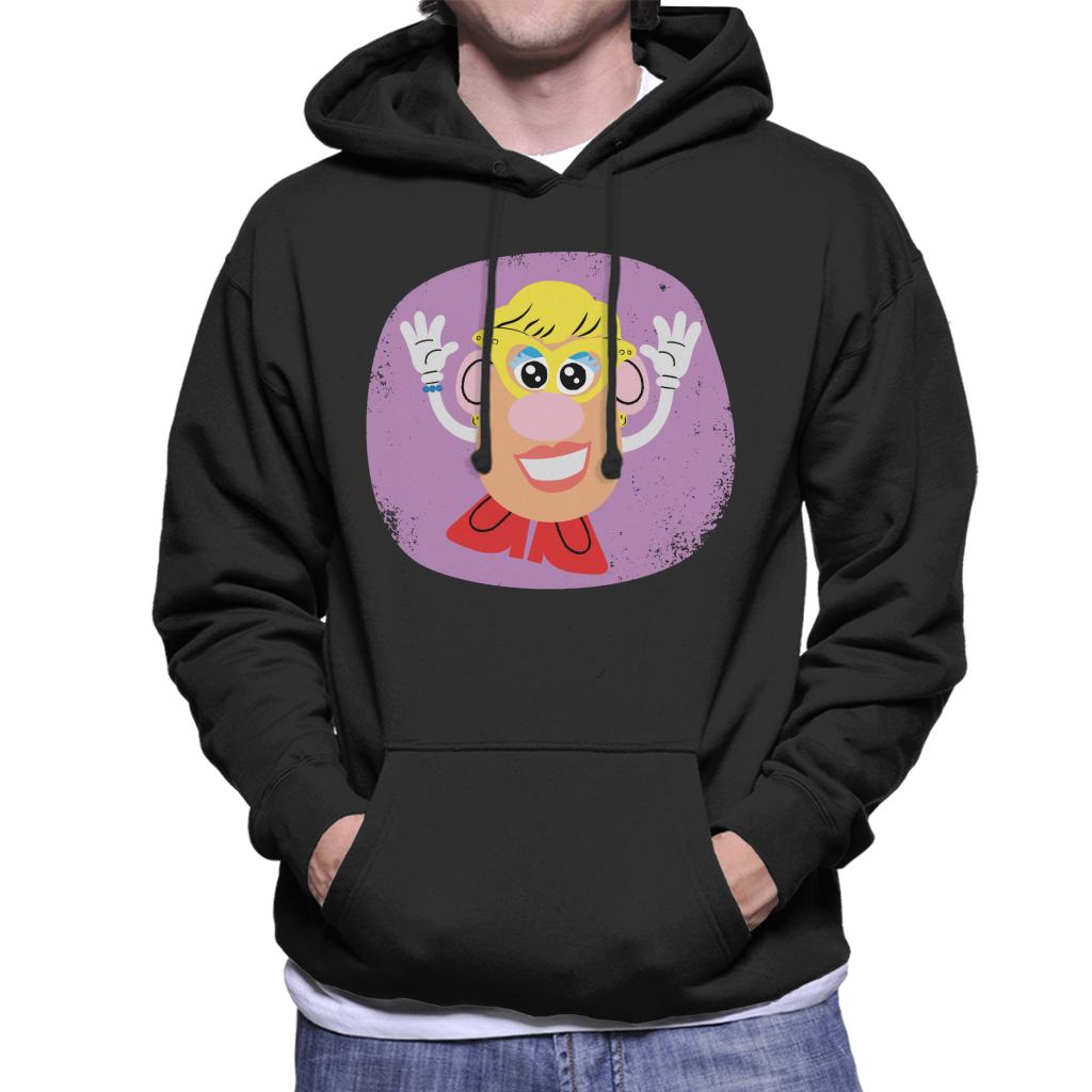 Mrs Potato Head Happy Men's Hooded Sweatshirt-ALL + EVERY