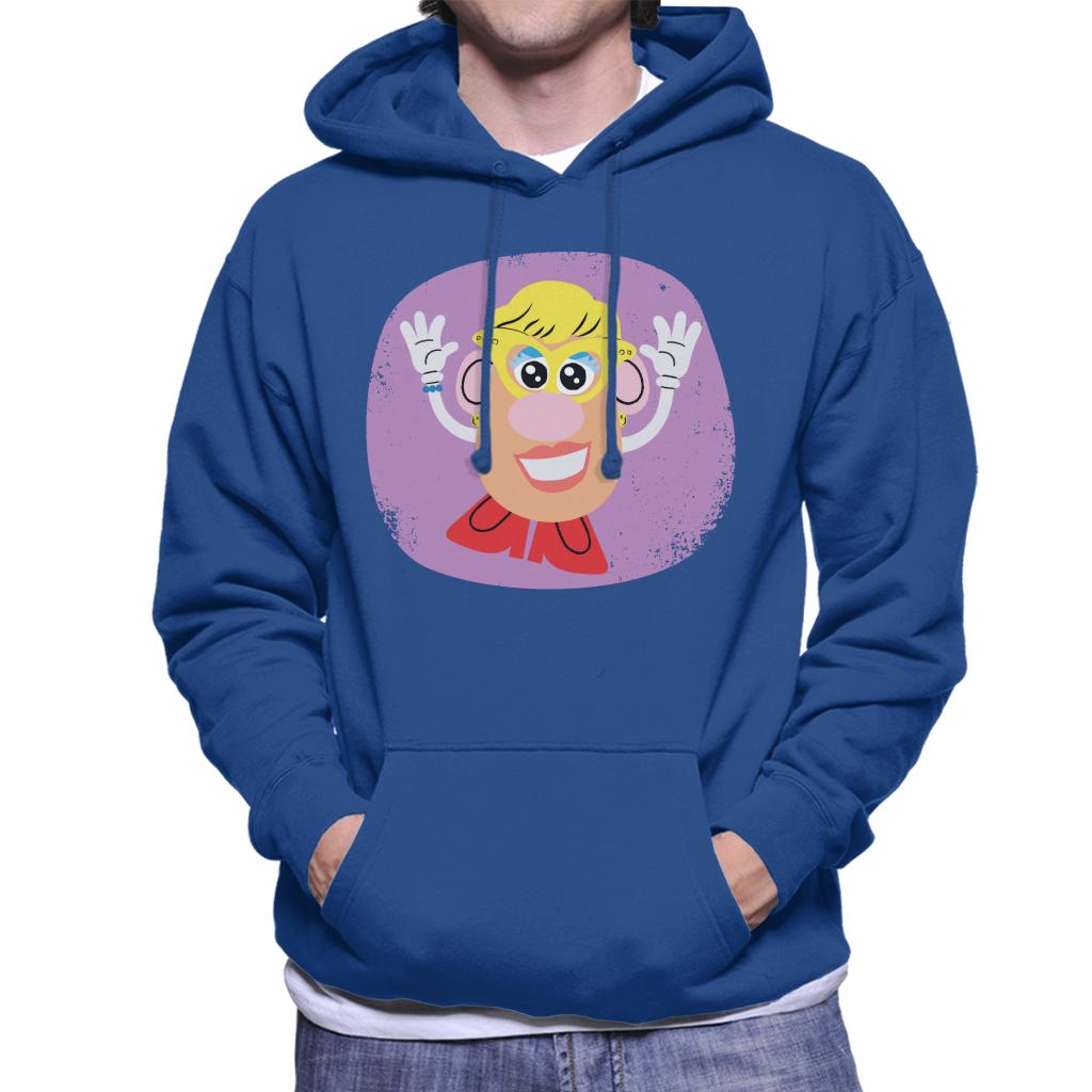 Mrs Potato Head Happy Men's Hooded Sweatshirt-ALL + EVERY