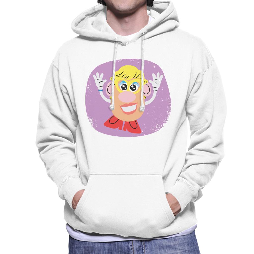 Mrs Potato Head Happy Men's Hooded Sweatshirt-ALL + EVERY