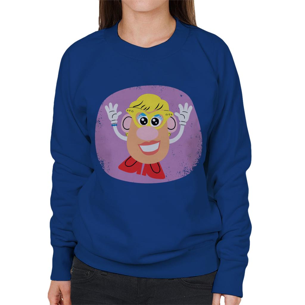 Mrs Potato Head Happy Women's Sweatshirt-ALL + EVERY