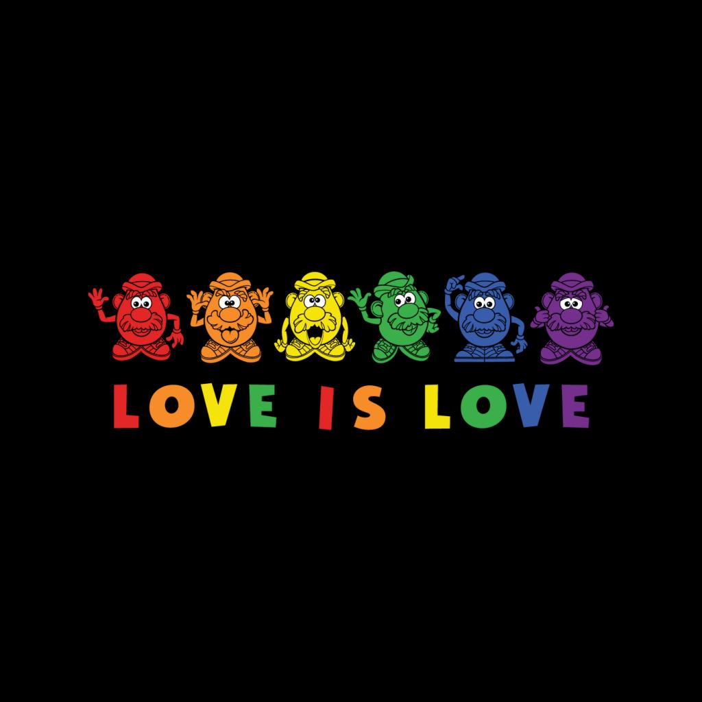 Mr Potato Head Pride Love Is Love Men's T-Shirt-ALL + EVERY