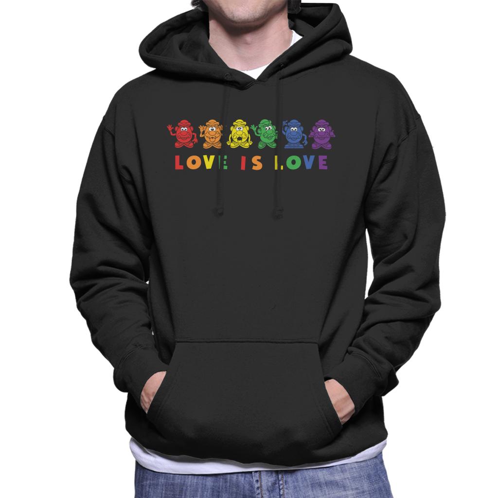 Mr Potato Head Pride Love Is Love Men's Hooded Sweatshirt-ALL + EVERY