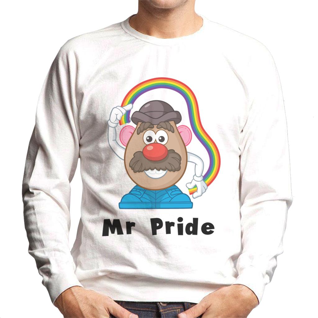 Mr Potato Head Mr Pride Rainbow Men's Sweatshirt-ALL + EVERY