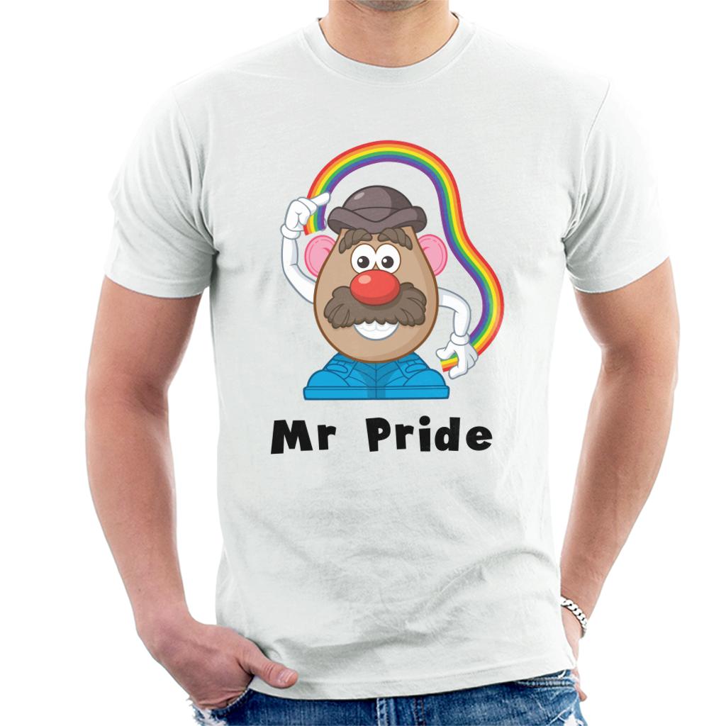 Mr Potato Head Mr Pride Rainbow Men's T-Shirt-ALL + EVERY