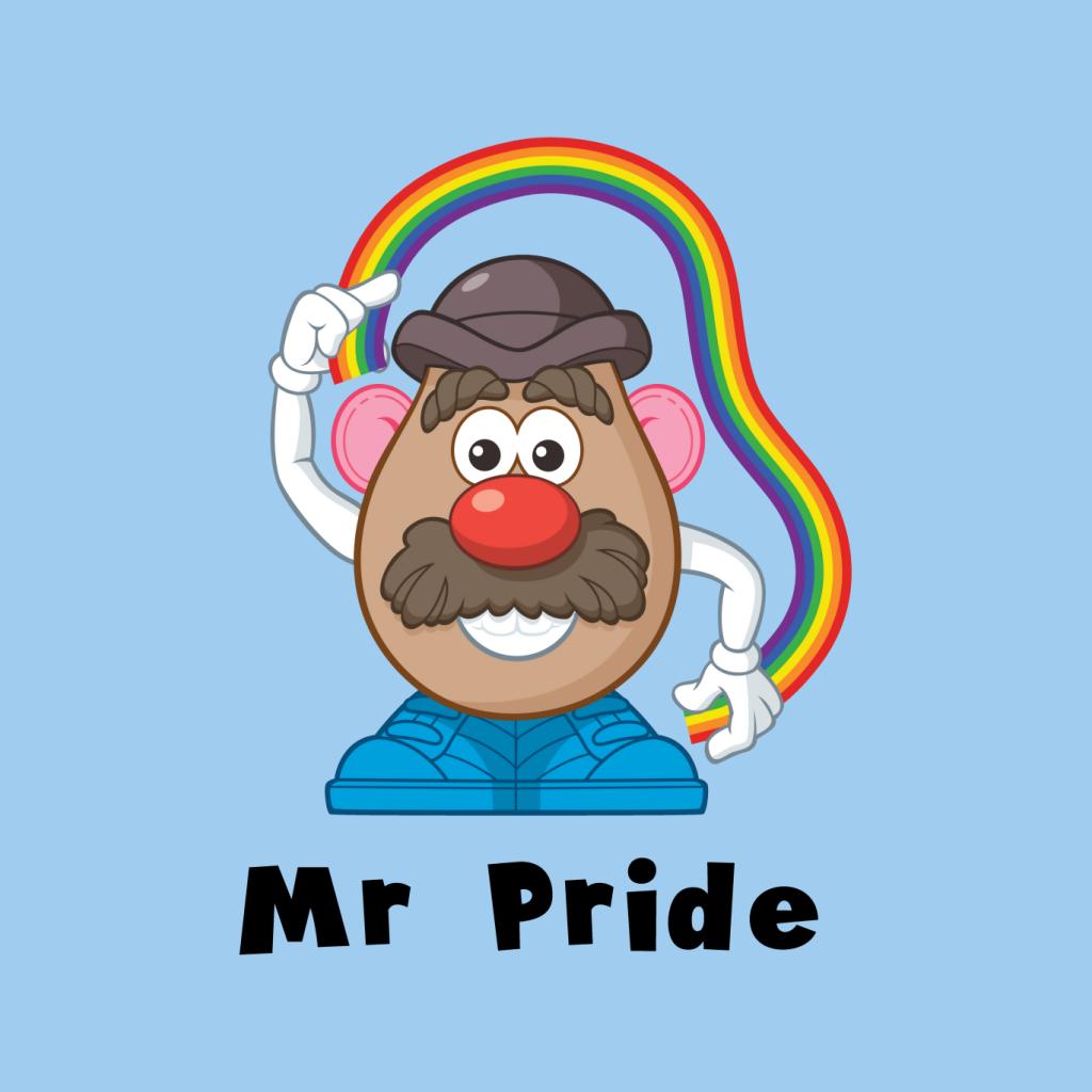 Mr Potato Head Mr Pride Rainbow Kid's Sweatshirt-ALL + EVERY