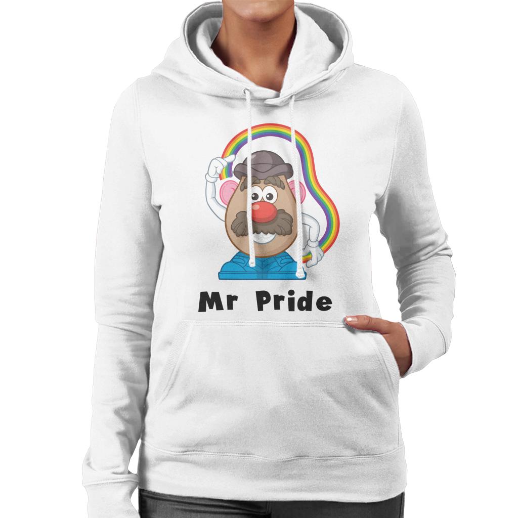 Mr Potato Head Mr Pride Rainbow Women's Hooded Sweatshirt-ALL + EVERY