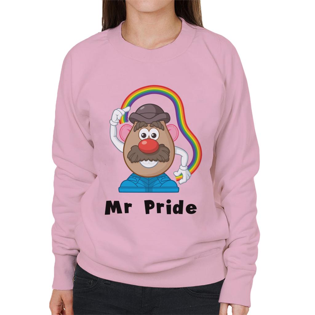 Mr Potato Head Mr Pride Rainbow Women's Sweatshirt-ALL + EVERY