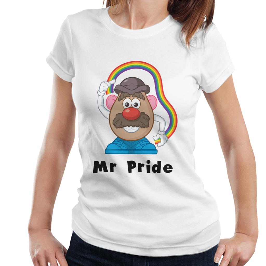 Mr Potato Head Mr Pride Rainbow Women's T-Shirt-ALL + EVERY