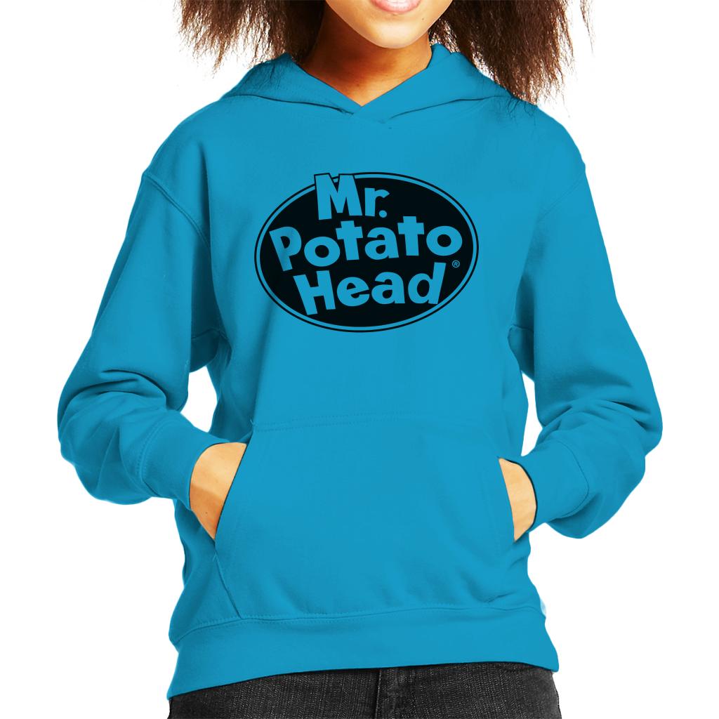 Mr Potato Head Classic Black Logo Kid's Hooded Sweatshirt-ALL + EVERY