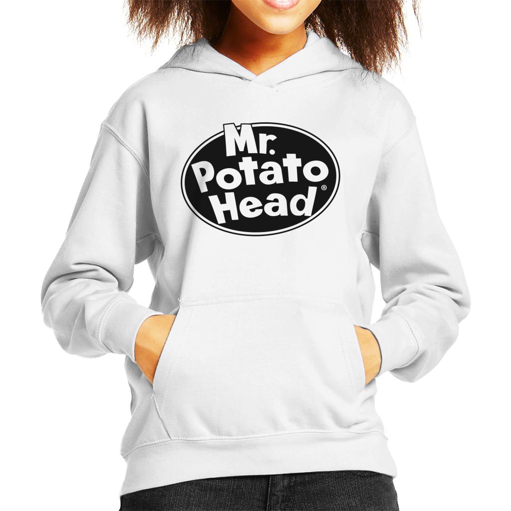 Mr Potato Head Classic Black Logo Kid's Hooded Sweatshirt-ALL + EVERY