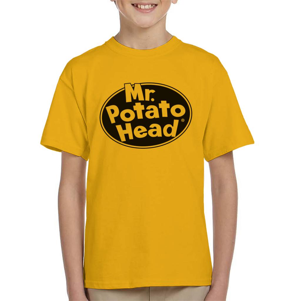 Mr Potato Head Classic Black Logo Kid's T-Shirt-ALL + EVERY