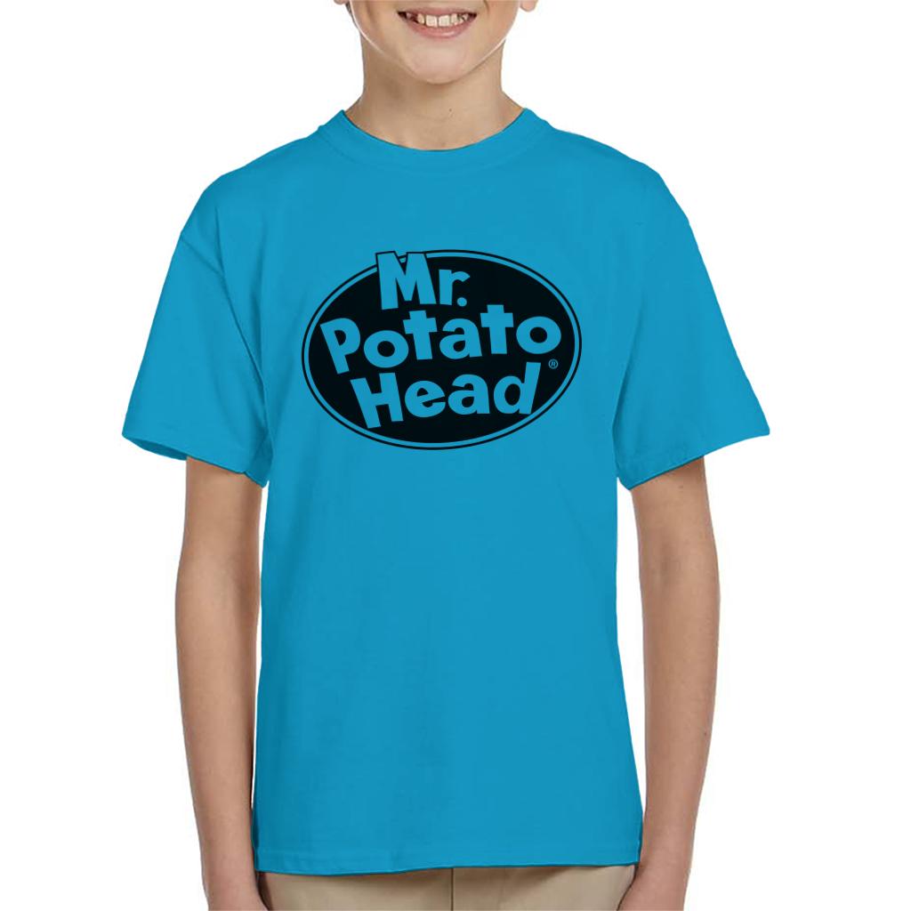 Mr Potato Head Classic Black Logo Kid's T-Shirt-ALL + EVERY