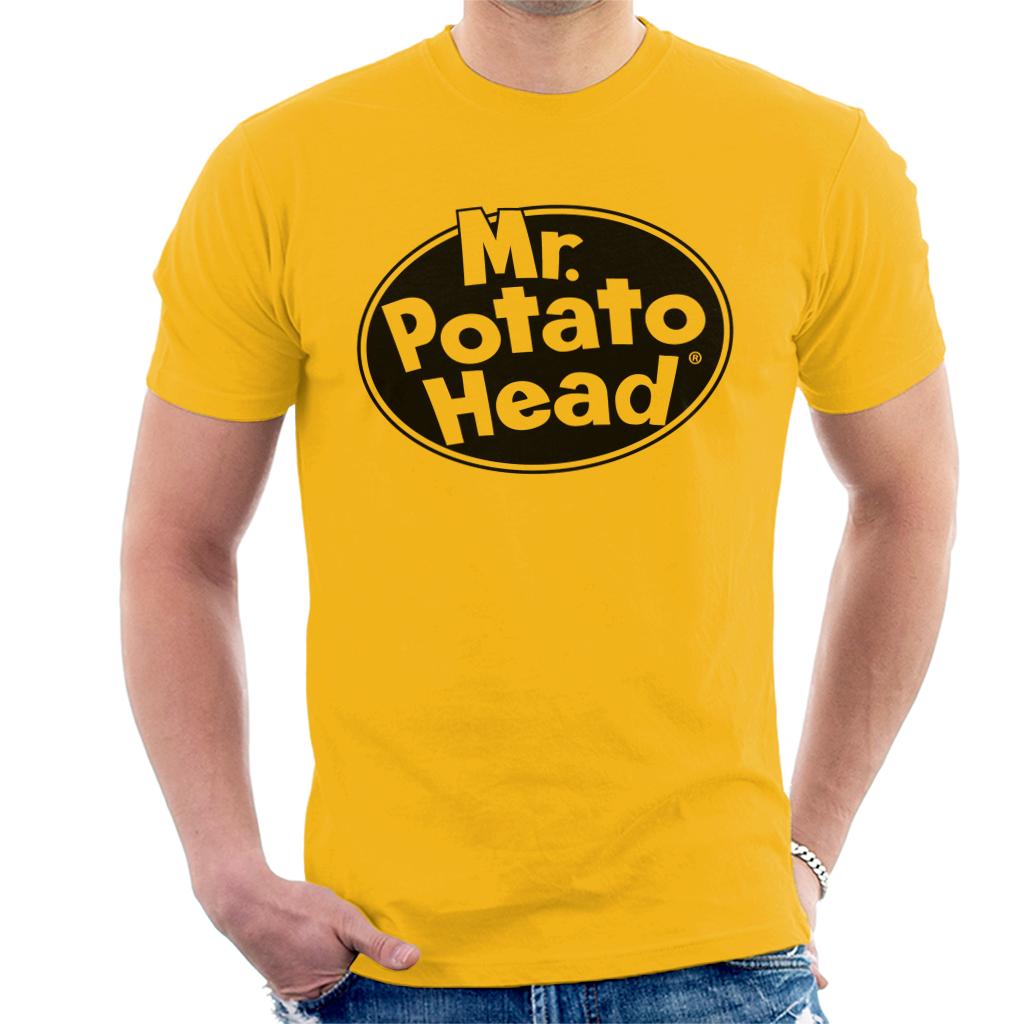 Mr Potato Head Classic Black Logo Men's T-Shirt-ALL + EVERY