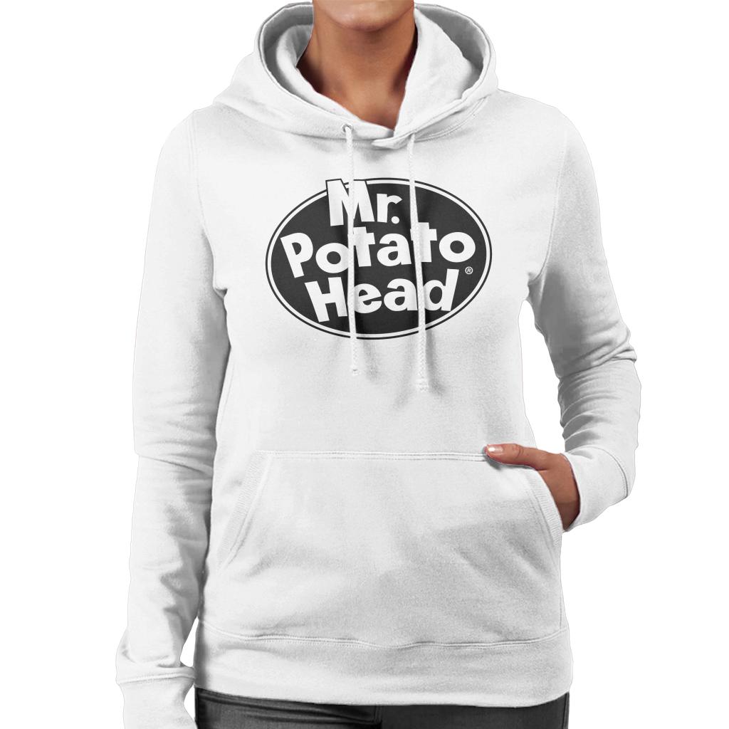 Mr Potato Head Classic Black Logo Women's Hooded Sweatshirt-ALL + EVERY