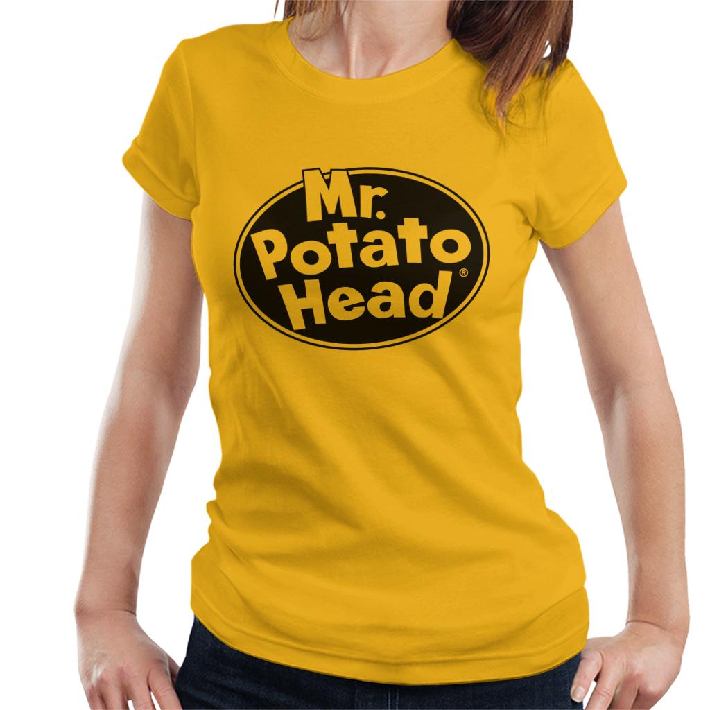 Mr Potato Head Classic Black Logo Women's T-Shirt-ALL + EVERY