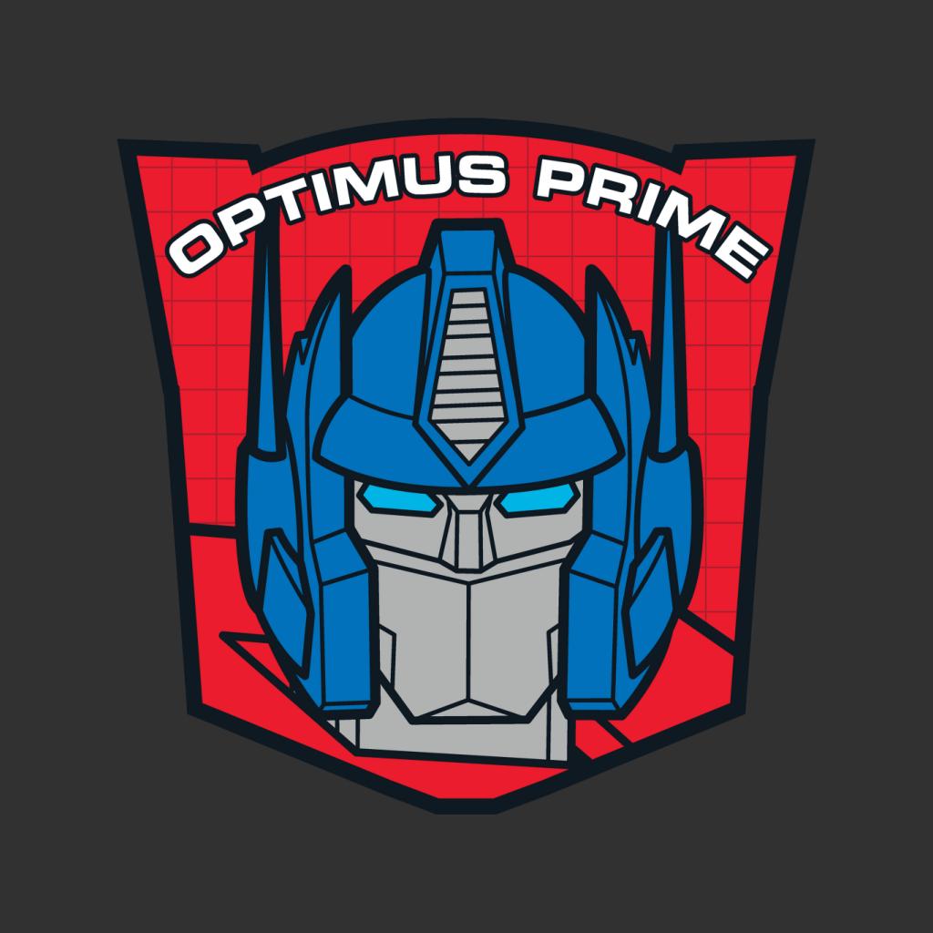 Transformers Optimus Prime Retro Red Badge Men's T-Shirt-ALL + EVERY