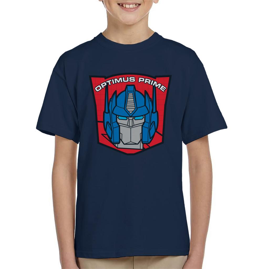 Transformers Optimus Prime Retro Red Badge Kid's T-Shirt-ALL + EVERY