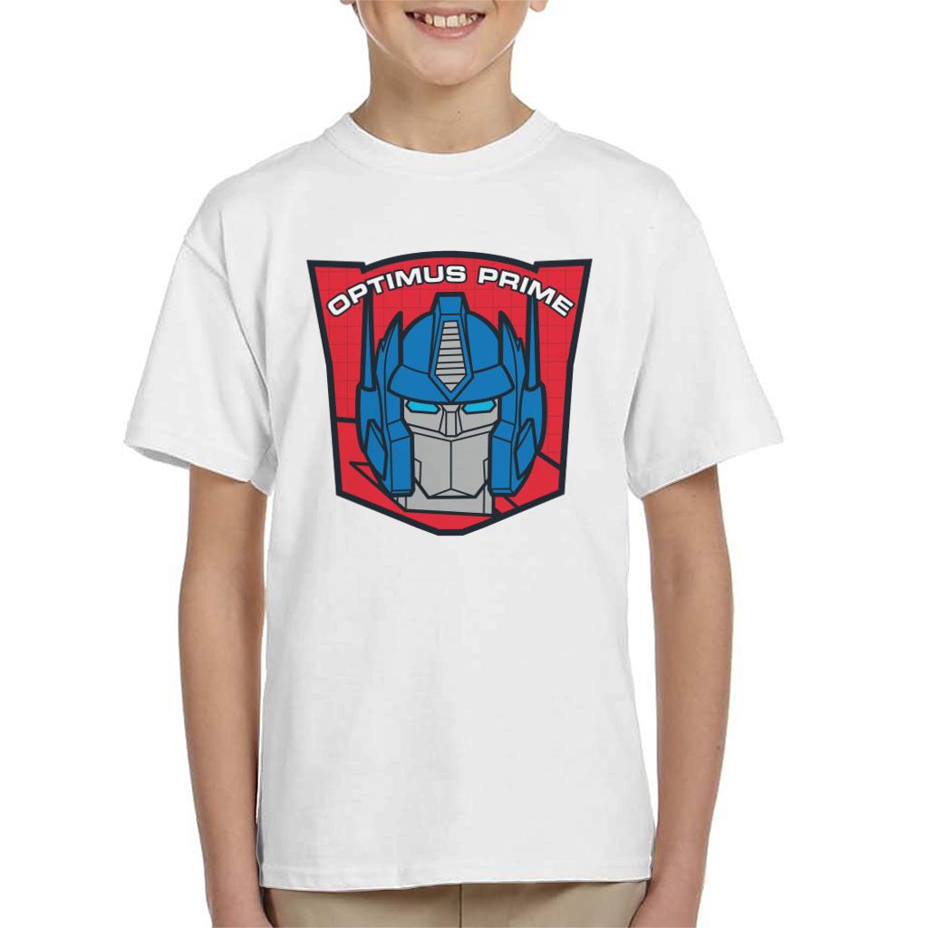 Transformers Optimus Prime Retro Red Badge Kid's T-Shirt-ALL + EVERY