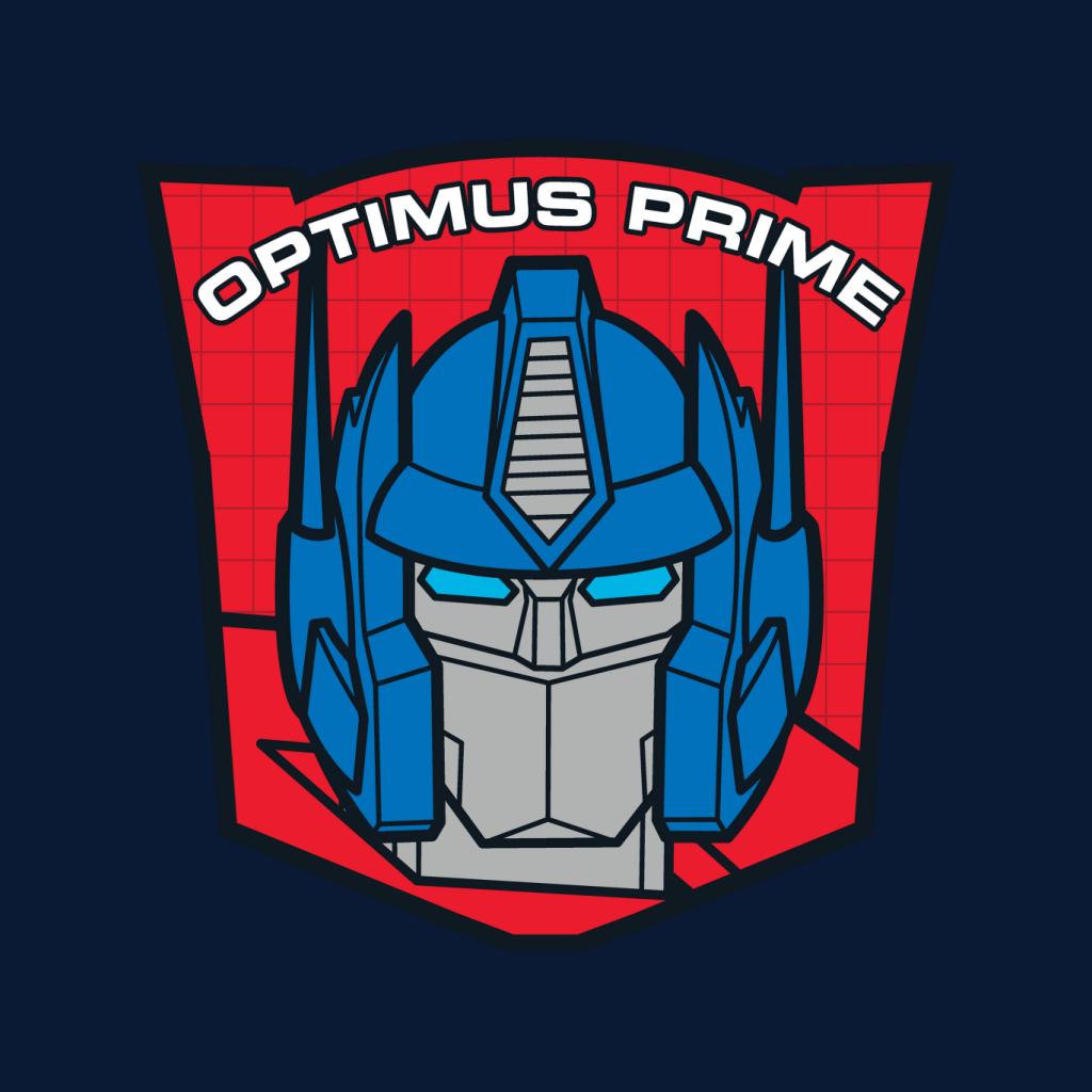 Transformers Optimus Prime Retro Red Badge Men's Hooded Sweatshirt-ALL + EVERY