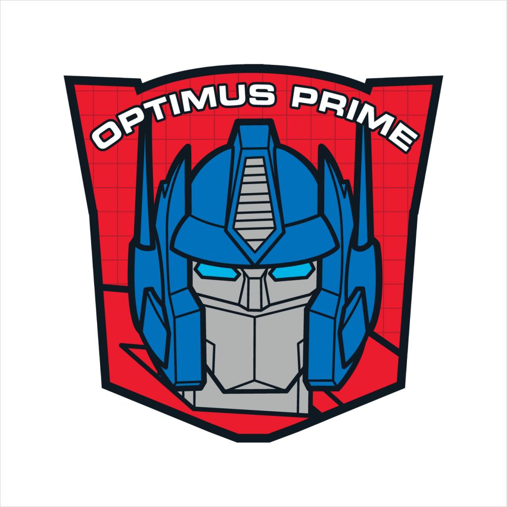 Transformers Optimus Prime Retro Red Badge Men's T-Shirt-ALL + EVERY