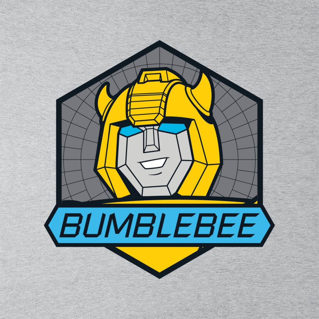 Transformers Bumblebee Blue Eyes Retro Badge Kid's Hooded Sweatshirt-ALL + EVERY