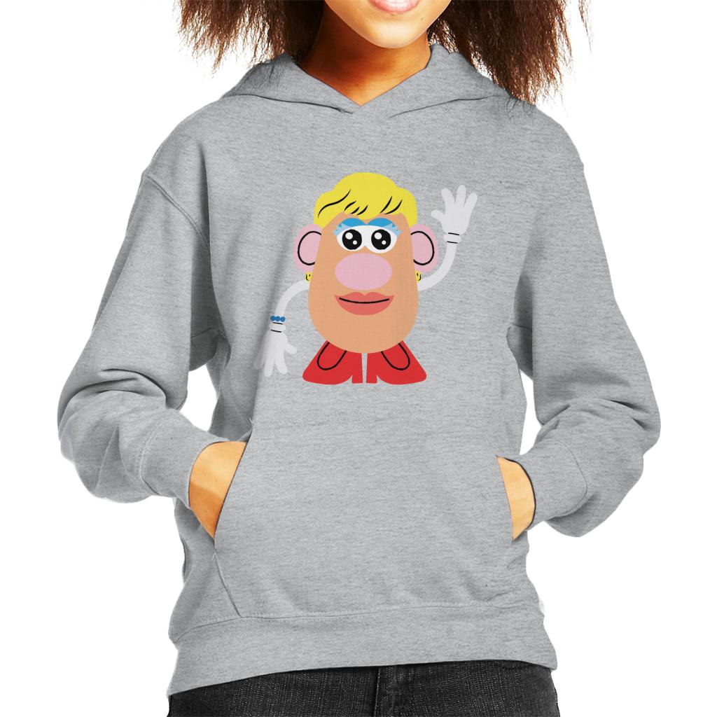 Mrs Potato Head Wave Kid's Hooded Sweatshirt-ALL + EVERY