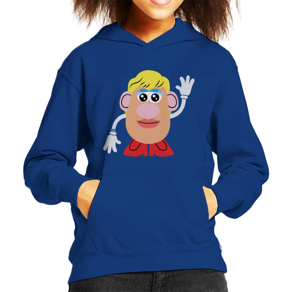 Mrs Potato Head Wave Kid's Hooded Sweatshirt-ALL + EVERY