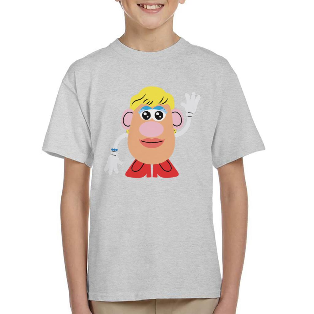 Mrs Potato Head Wave Kid's T-Shirt-ALL + EVERY