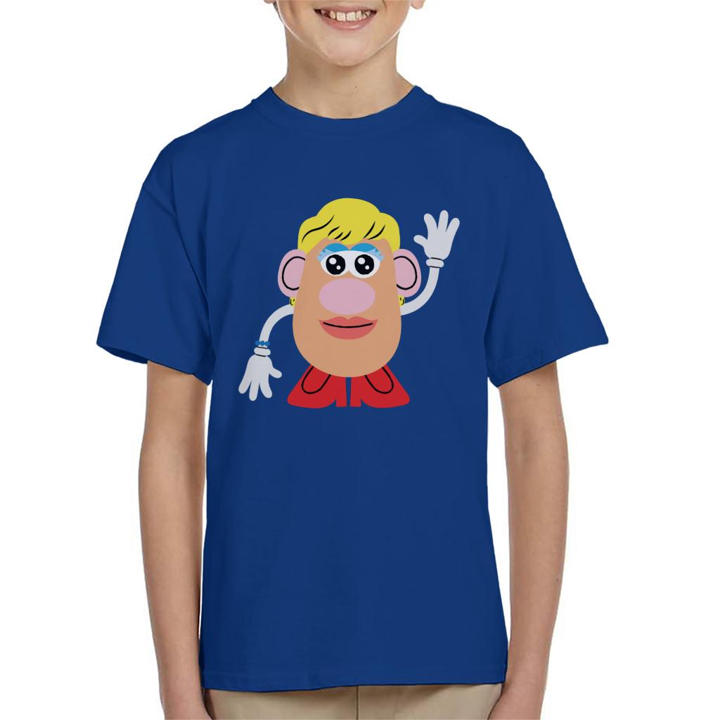 Mrs Potato Head Wave Kid's T-Shirt-ALL + EVERY