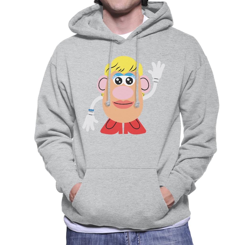 Mrs Potato Head Wave Men's Hooded Sweatshirt-ALL + EVERY