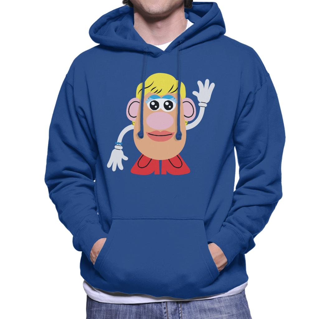 Mrs Potato Head Wave Men's Hooded Sweatshirt-ALL + EVERY