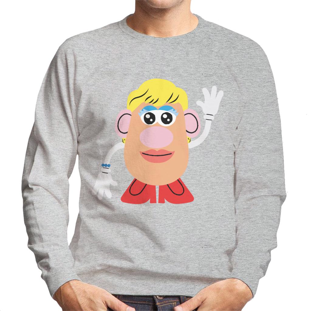 Mrs Potato Head Wave Men's Sweatshirt-ALL + EVERY