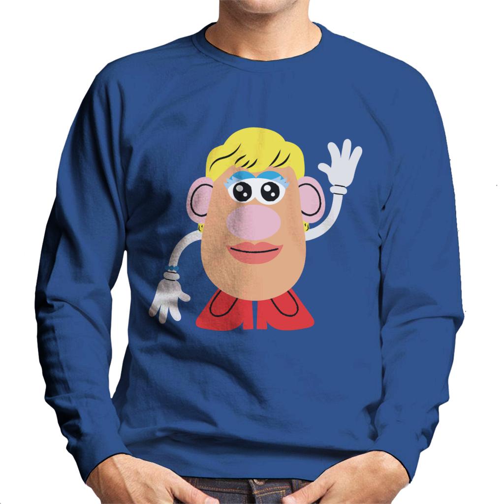 Mrs Potato Head Wave Men's Sweatshirt-ALL + EVERY